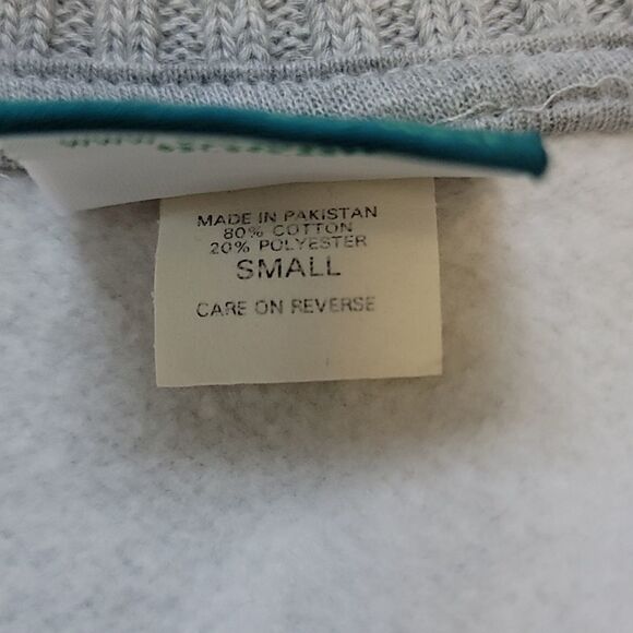 Gray with Cream & Pink Embroidary Zip-Up Jacket Size S - Picture 9 of 10